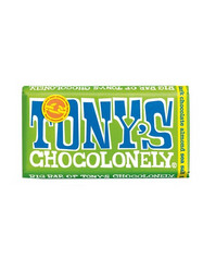 Продуктови Категории Шоколади Tony's Белгийски черен шоколад с бадеми и морска сол 240 гр